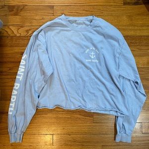 Brandy Melville St.Barth Crop Long Sleeve